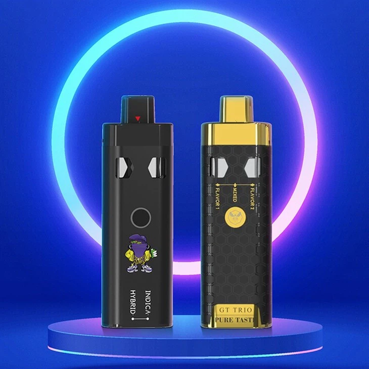 2024 Most Popular Dual Chamber Empty CBD / THC / HHC Disposable Vape Device