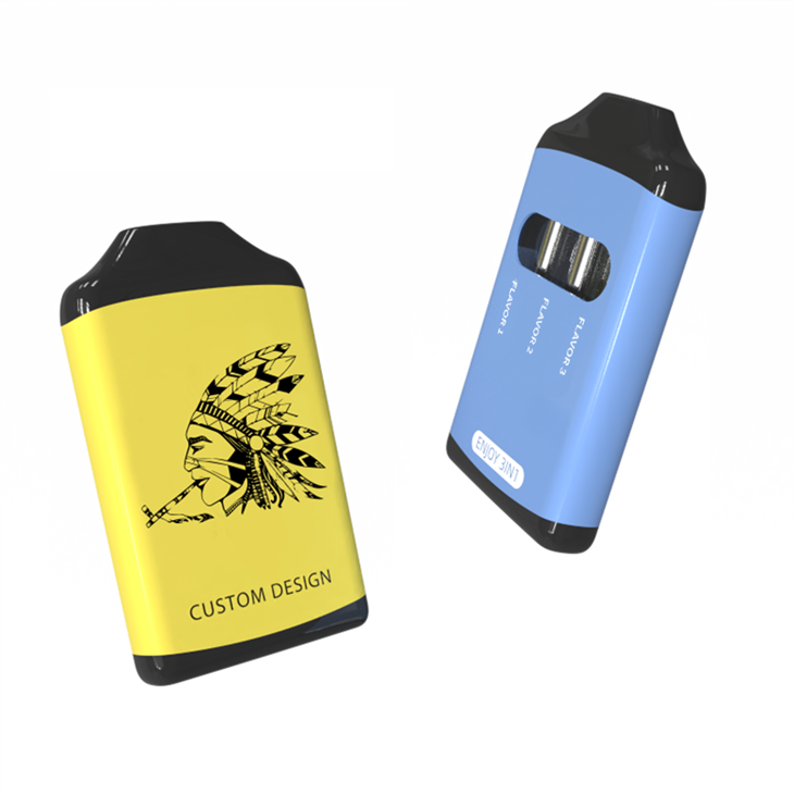 Disposable Vape Pod 1ml+1ml Dual Tanks 2 Flavors Disposable Vape Pen USB C Electronic Cigarette Wholesale Disposable Vape