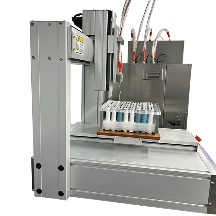 Green Time Automatic CBD/THC Oil Filling Machine GT33 For 1 Flavor/2flavors/3flavors